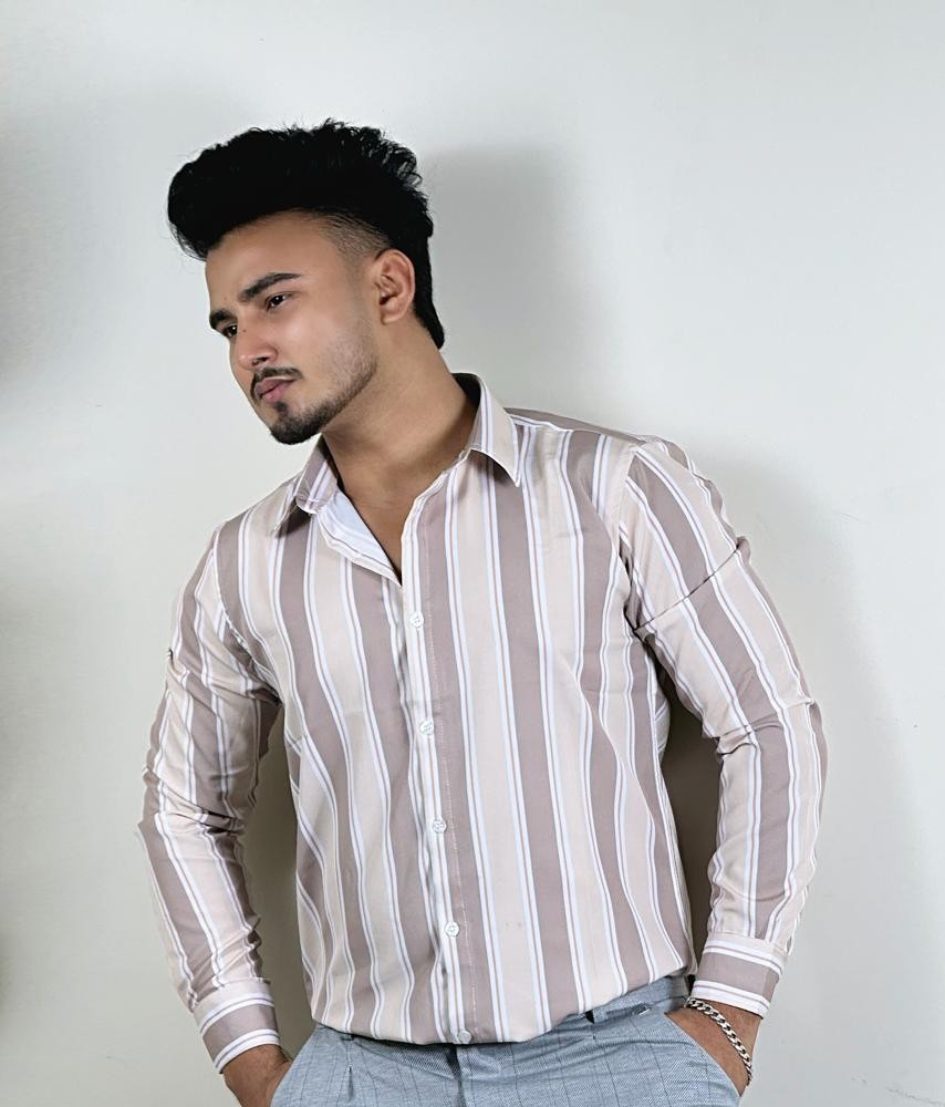 ক্রিম কালার ওল্ড মানি শার্ট